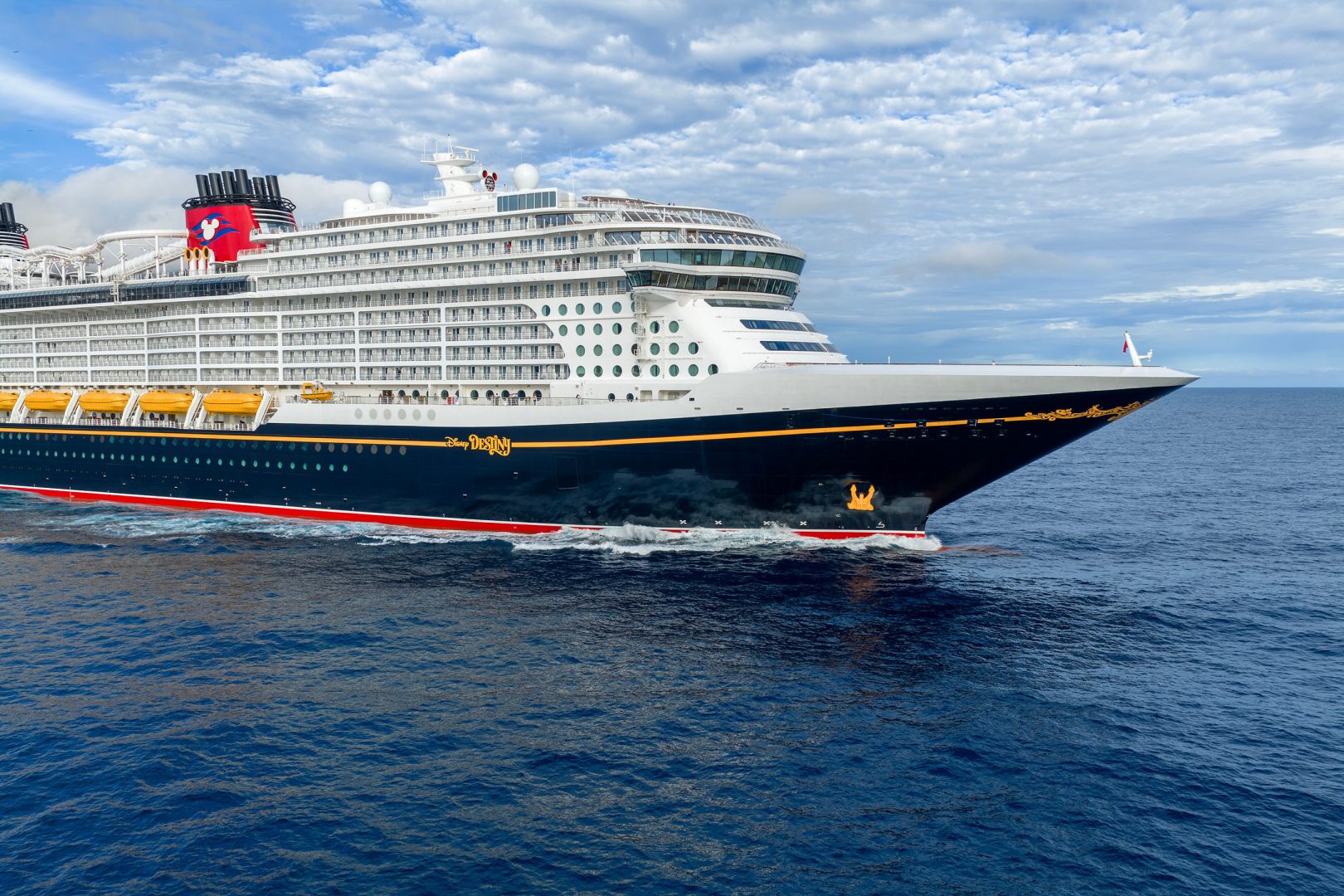 Disney Cruise Line Cruise Ship at Sea Disney Cruise Line ship at sea