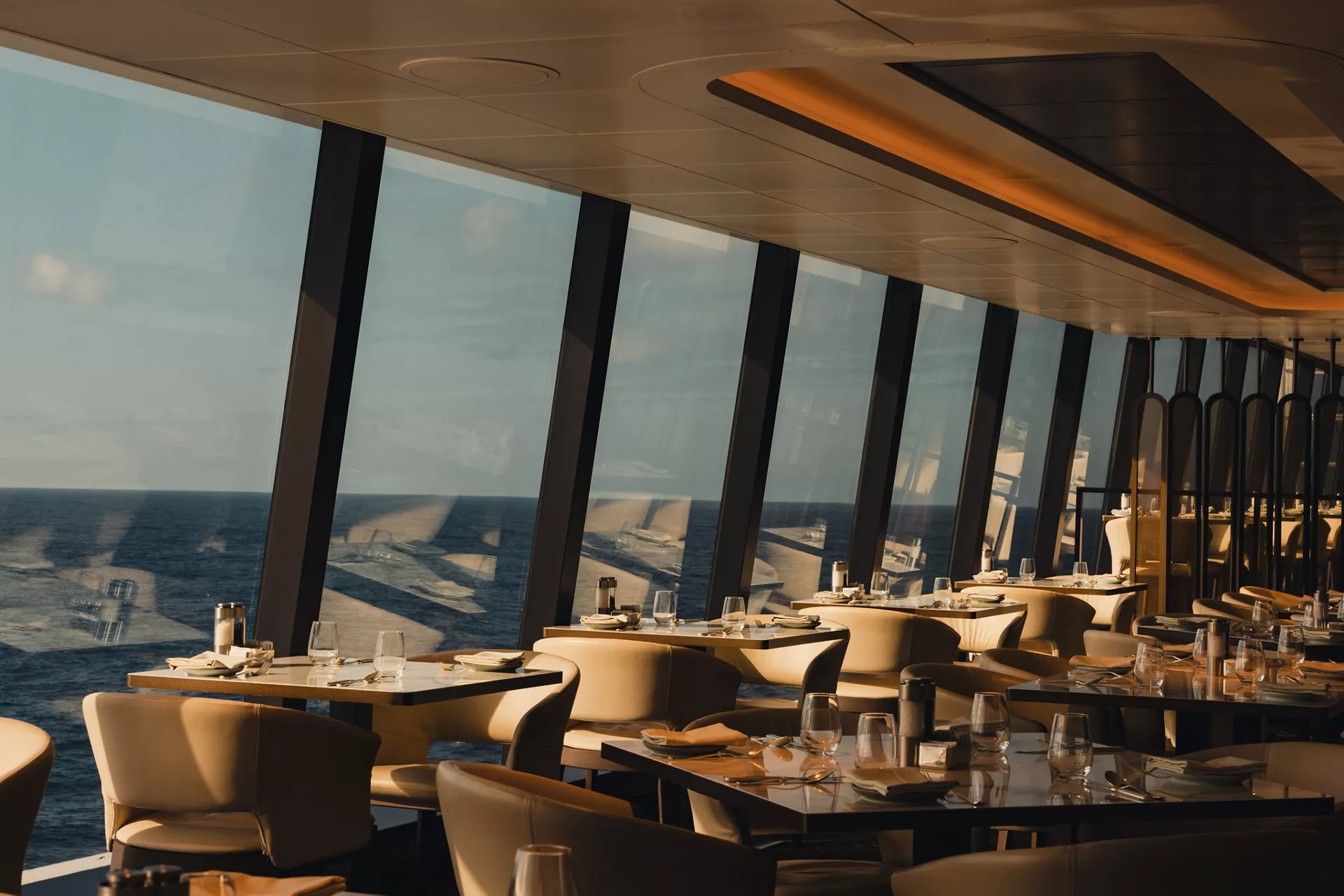 Emporium Marketplace dining aboard Explora Journeys