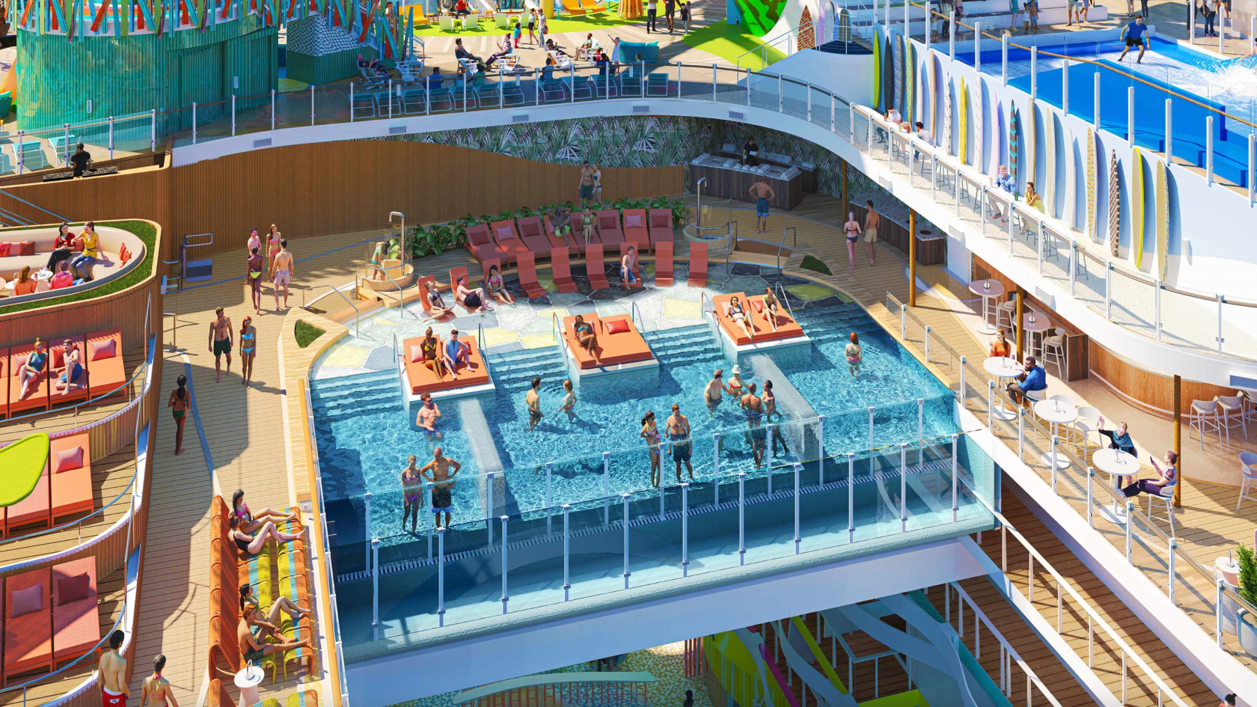 Royal Caribbean, Star of the Seas, The Hideaway Pool