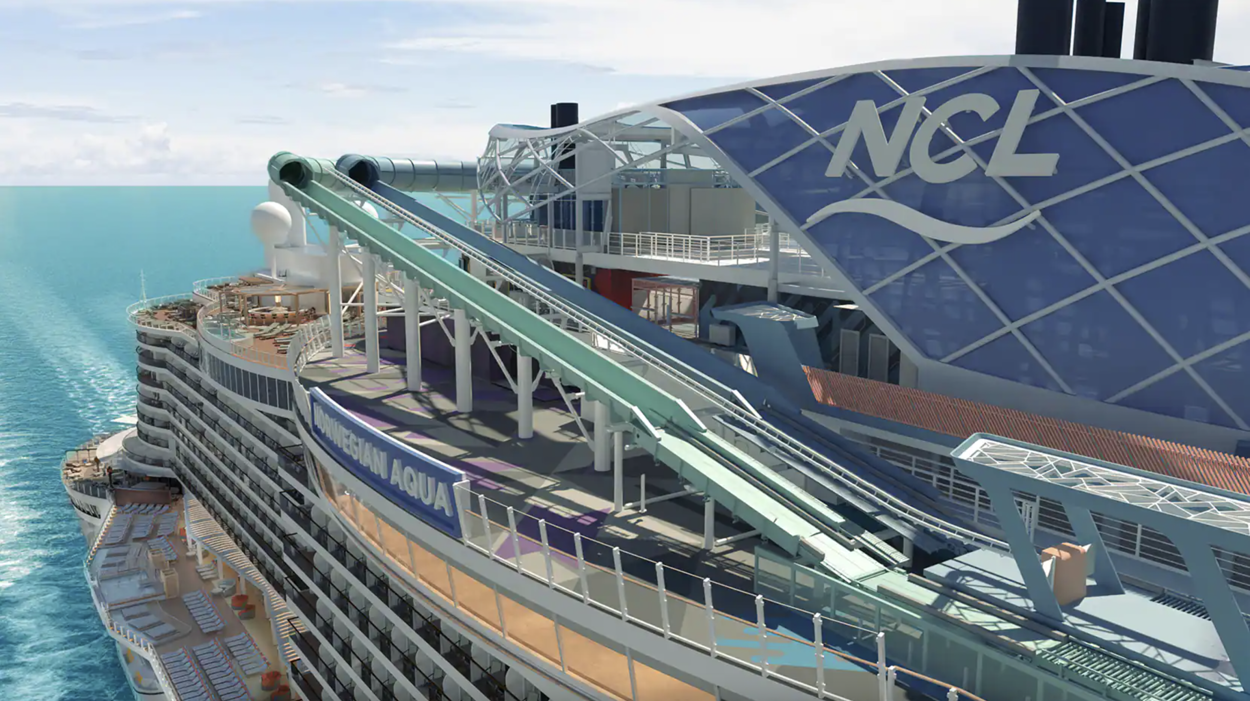 NCL, Aqua Slidecoaster, Prima Class, Norwegian Aqua