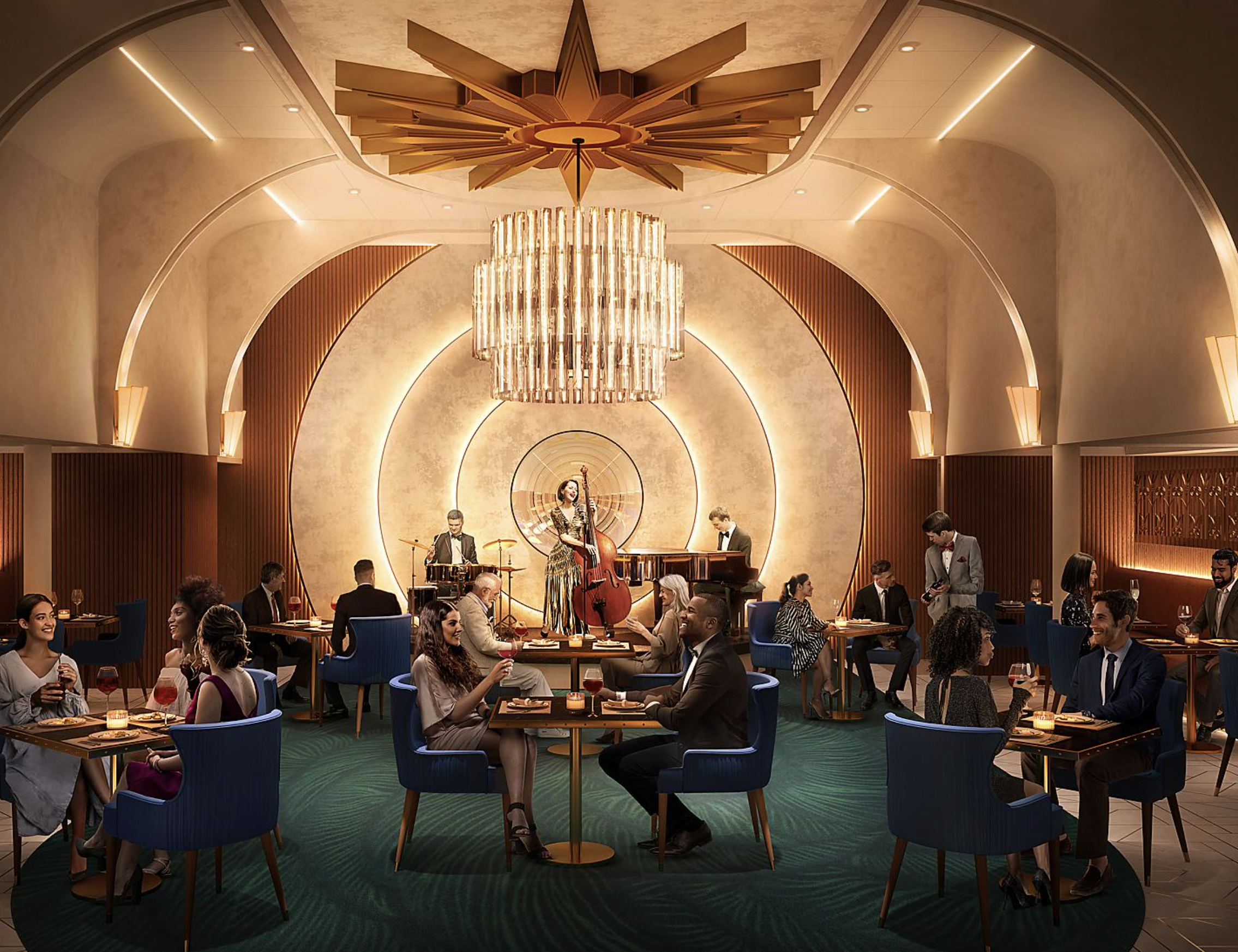 The Empire Supper Club, Icon of the Seas, Icon Class, Royal Caribbean