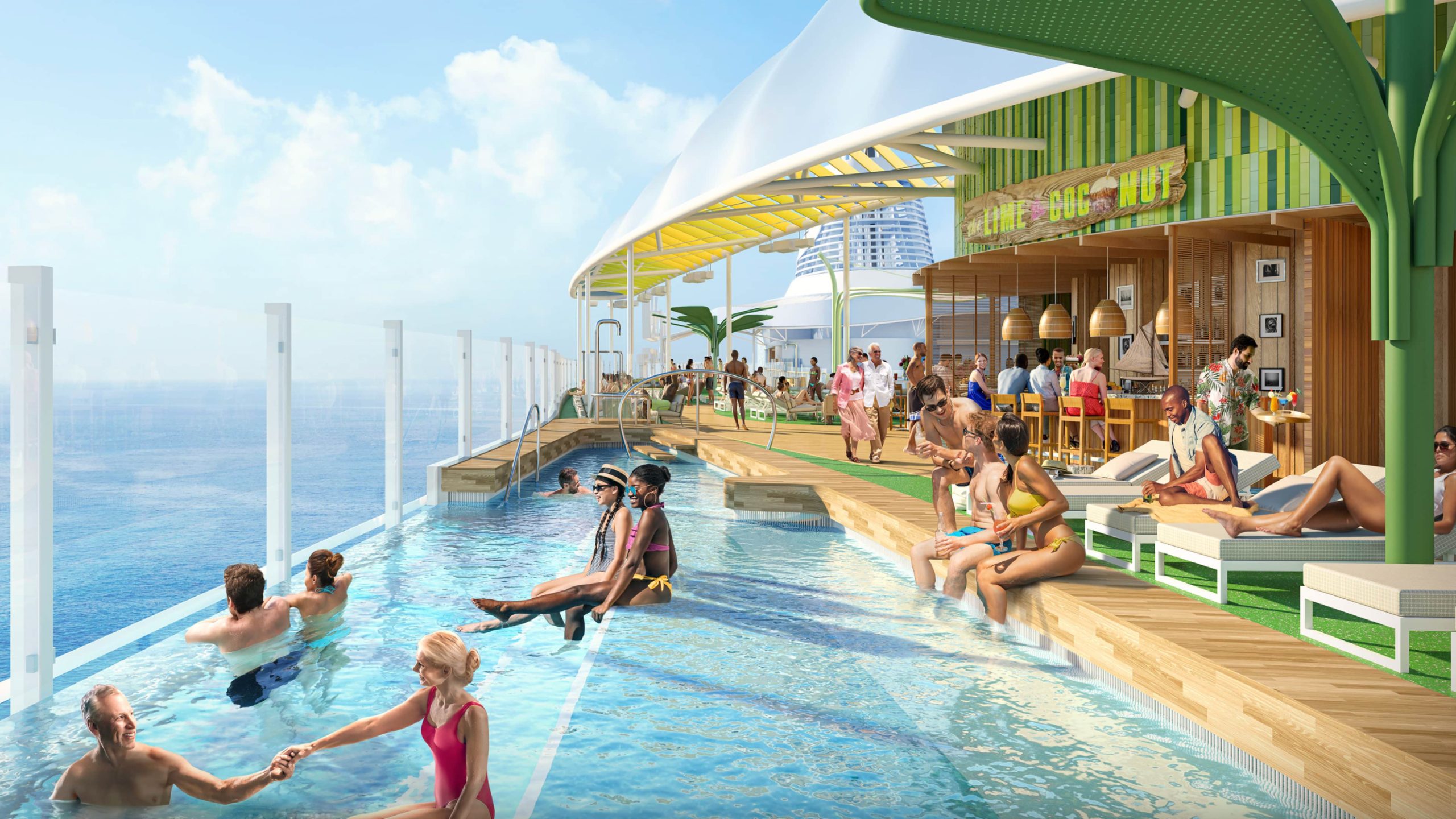 Royal Caribbean, Icon of the Seas, Cloud 17 Pool