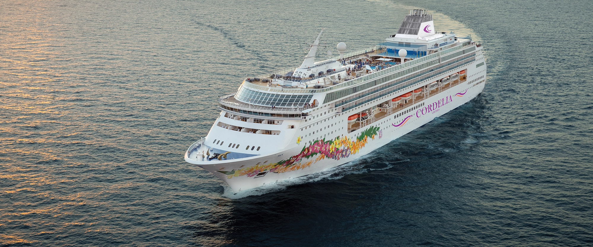 Norwegian Sky Cruise Ship Aerial View Miami An aerial photograph of the Norwegian Sky cruise ship sailing near Miami, showcasing the vessel's